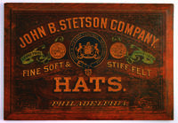 [Stetson Hats Company sign]