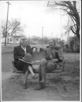 Dean Burch and Pistol Pete in Perkins, Oklahoma