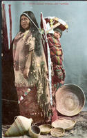 Piute Indian Woman and Papoose