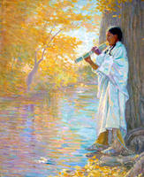 Taos Flute Player