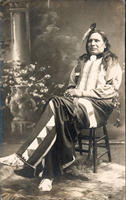 [Plains Indian portrait]