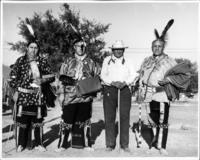 Henry Tall Chief, Don West, Joe Shunkamola Jr., Joe Shunkamola, Osage, Hominy, Oklahoma