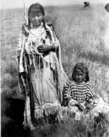 Daisey Waterman and another Kiowa girl