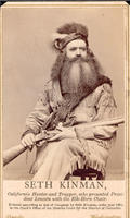 Seth Kinman, California Hunter and Trapper, who presented President Lincoln with the Elk-Horn Chair