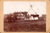 Indian Tepee, El Reno, Oklahoma Territory, Feb. 5, 1900