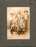 Osages, Ton Kosh ee, Two Wives and Children