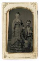 [portrait photograph of a man and woman]