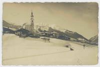 [German alpine village in winter]
