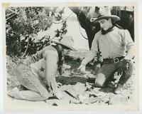 [Tom Mix, Indian and Tony, the horse from "The Texan"]