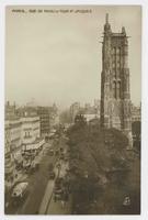 Paris--Rue de Rivoli et Tour St. Jacques