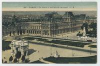Paris--Le Louvre et la Place du Carrousel
