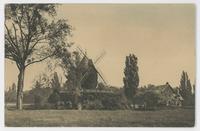 Bois de Boulogne--Longchamp wind-mill and farm (Artistic view)