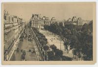 View on the Rue de Rivoli, the Tuileries and the Louvre