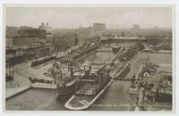 Lachine Canal and harbour, Montreal, P.Q.