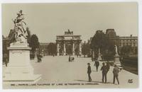 Paris--Le Tuileries et L'Arc de Triomphe du Carrousel