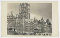 [Chateau Frontenac with cannons]