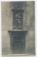 [Religious bas-relief over doorway]