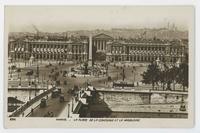 Paris--La Place de la Concorde et La Madeleine