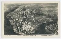 Aerial view of Manhattan Island, N.Y.