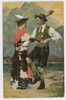 [Traditional Bavarian dancing]