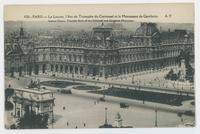 Paris--Le Louvre, L'Arc de Triomphe du Carrousel et le Monument de Gambetta