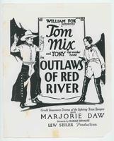 [Movie Poster:  Outlaws of Red River]