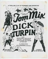 [Poster:  Tom Mix in "Dick Turpin"]