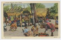 Florida Seminole Indian village