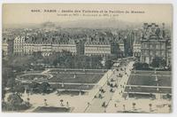 Paris--Jardine des Tuileries et le Pavillon de Marsan