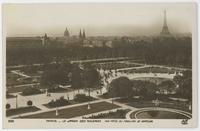 Paris--Le Jardin des Tuileries vue prise du Pavillon de Marsan