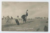 Buffalo Vernon on Rocking Chair, Cheyenne, Wyo 9111