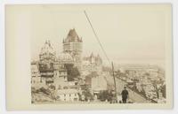 [Overlooking the Quebec cityscape with Chateau Frontenac]