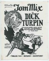 [Poster:  Tom Mix in "Dick Turpin"]