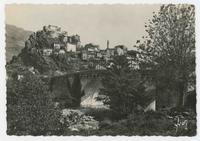 Corte (Corse), Vue generale et Pont sur le Tavignano