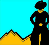 Darrell Nev Steer wrestling