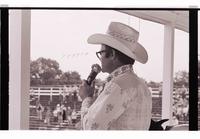 Rodeo announcer