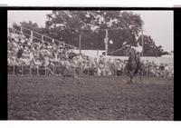 Unidentified Calf roping participant