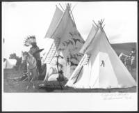 Sioux Indians tepis early 1890's south of Mandan, N.D.
