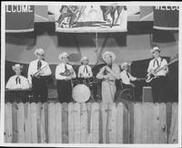 Johnnie Lee Wills and band [the band is posing on stage]