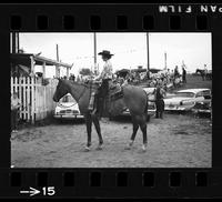 [Unknown cowgirl on horse]