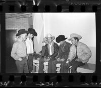 Group of unidentified cowboys