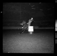 Joyce White Barrel racing