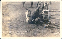 Chick Hannon wins first prize, Mandon, N.D. rodeo