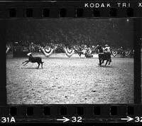 Bud Farris Calf roping