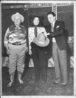 Col. W.T. Johnson, Lucylle Roberts, John Fogarty (Montana Cowboy Singer)