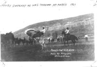 Henry Sweeney, he was thrown, Mt. Harris 1921, Pershing's high dive
