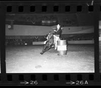 Joyce Harvat Barrel racing