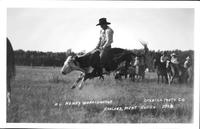 #6 Henry Bareconeput Ashland, Mont. Rodeo 1928