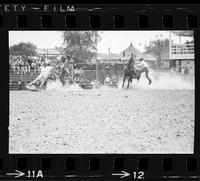 Gene Player Calf roping