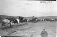 Pershing spills Kitchen, Routt Co. Fair, early 20's